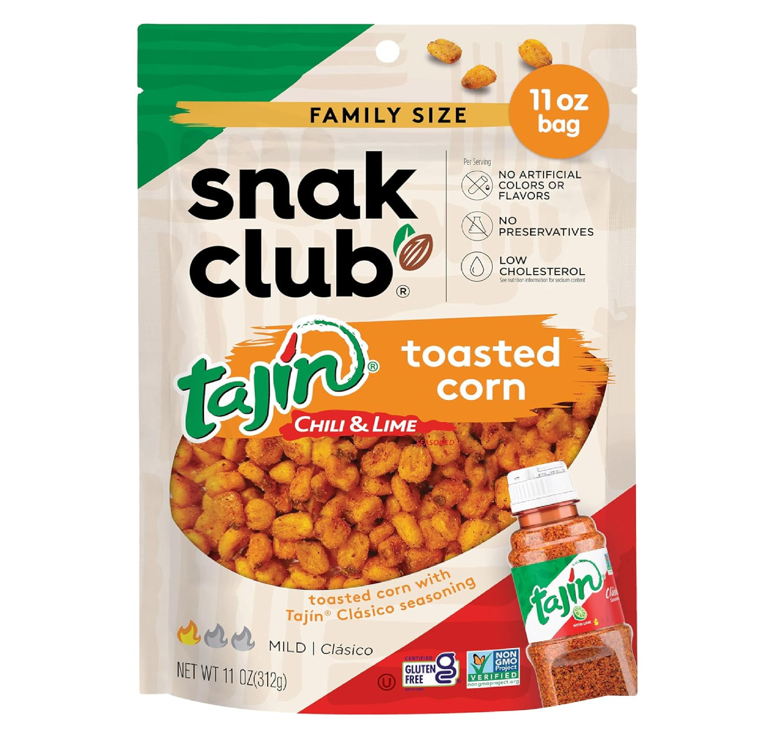 Seasoned Toasted Corn with Chili Lemon, Lemon, Salted , 11 oz Family Bag gallery