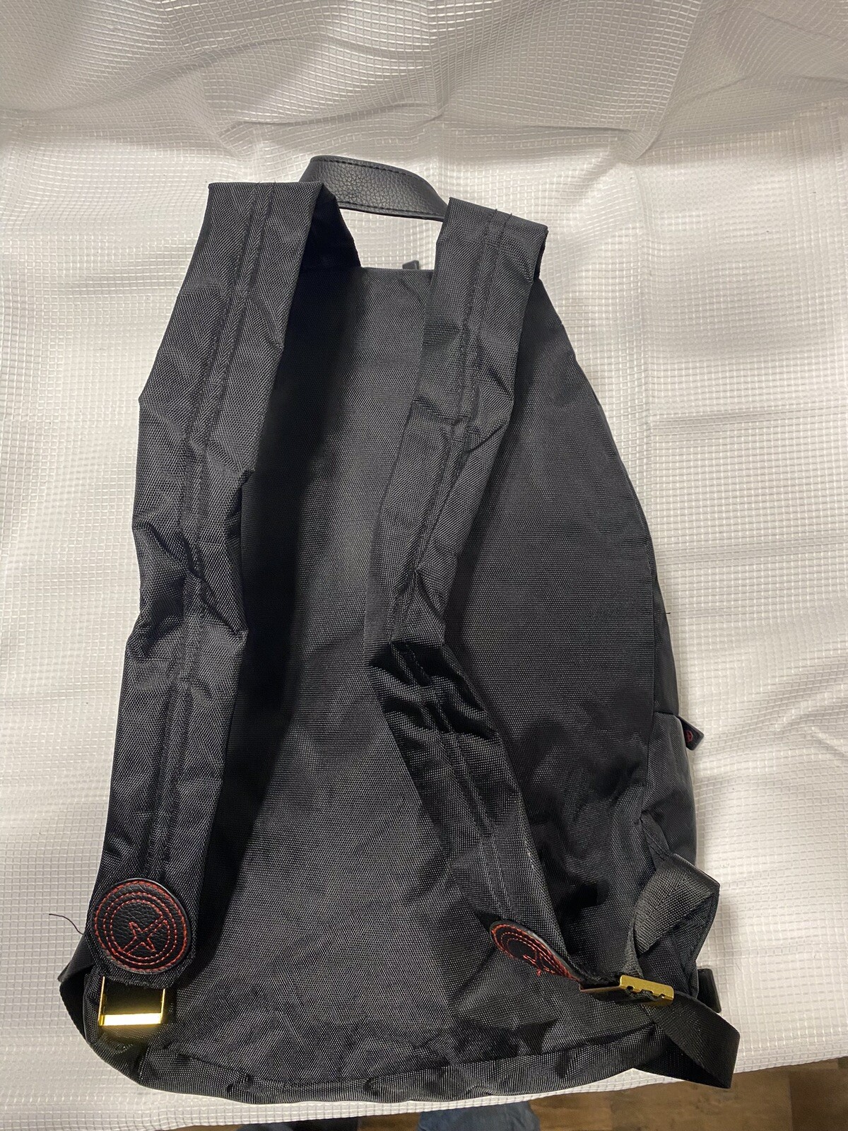 Plexus Brand Backpack, Black W/Gold Hardware. 3