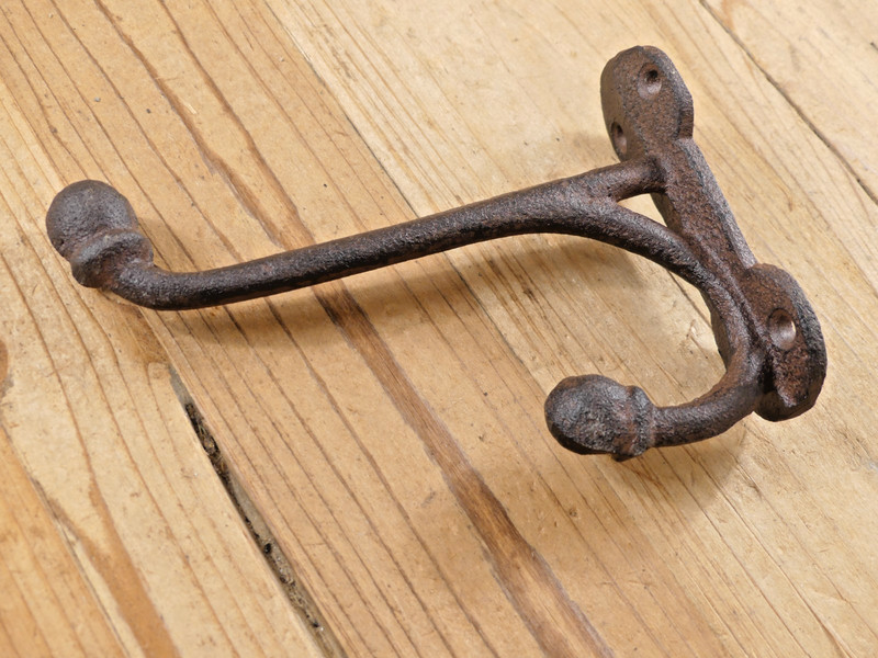 5 LONG RUSTIC ACORN COAT HOOKS HAT HALL TREE ENTRY WAY RESTORATION LARGE TOWEL gallery
