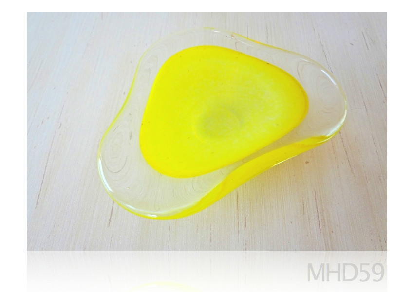 MURANO Glass Free Form Authentic Astray . Small Platter COLLECTIBLE From the 80s gallery