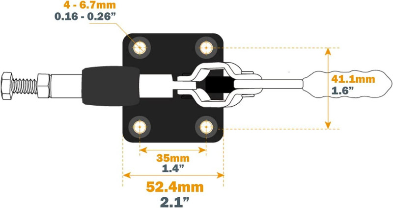 20318 Push Pull Toggle Clamp 305CM - 500 lb Heavy Duty Holding Capac... gallery