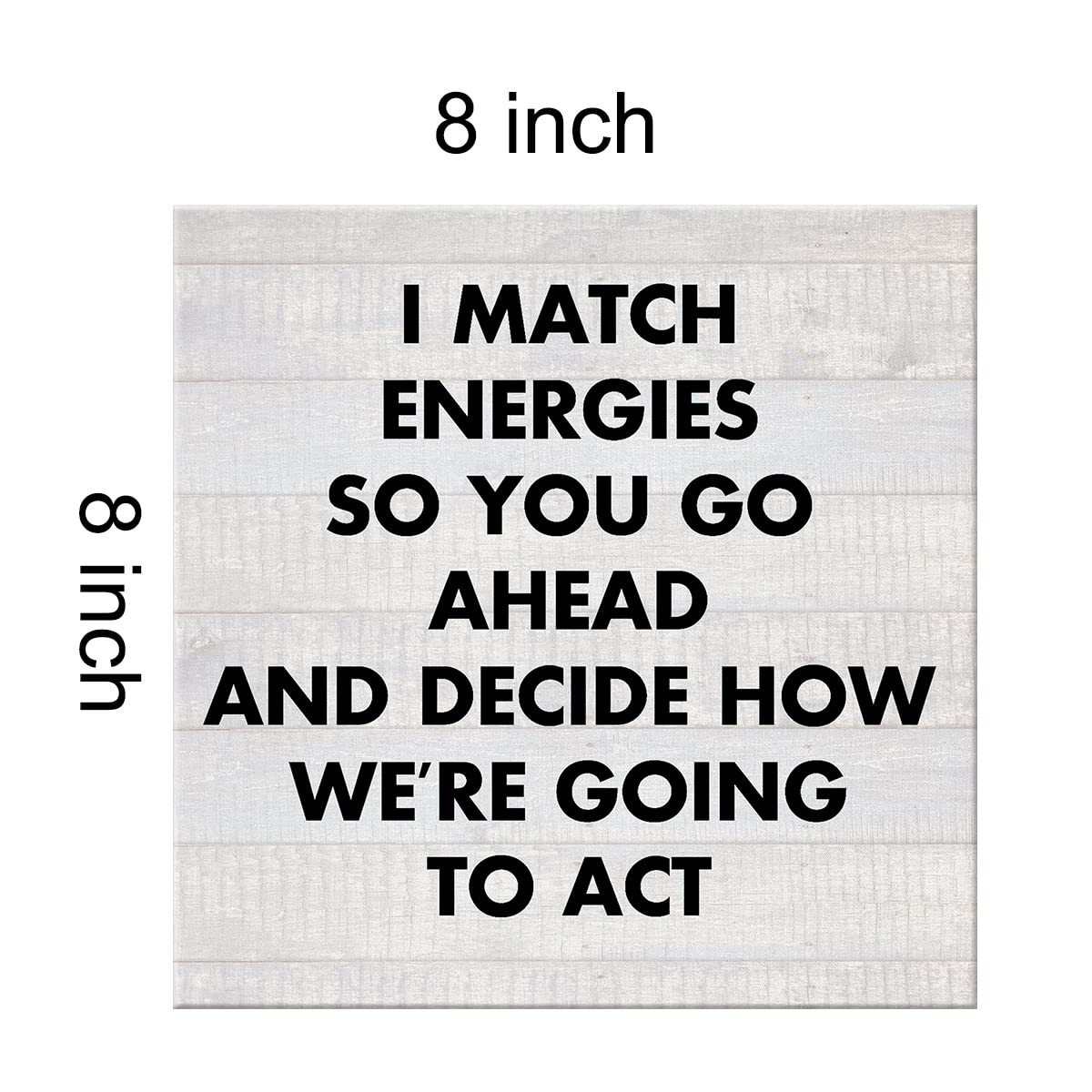 Humor Office Funny Work Canvas Prints Wall Art Decor 8"L x 8"W, multicolor gallery