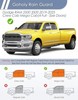 in-Channel Window Rain Guard for Dodge 2019-2026 Dodge RAM 2500 3500 Crew Cab gallery