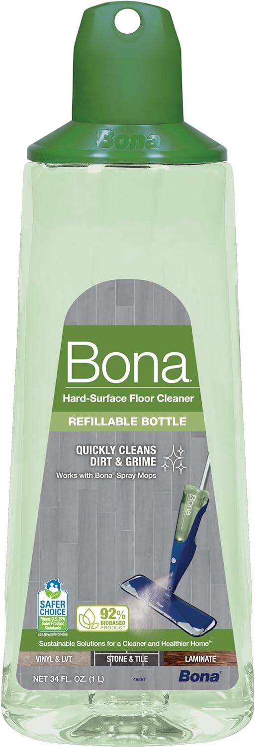 Bona Multi-Surface Hard Floor Cleaner Spray Mop 34 Fl Oz (Pack of 1), Green gallery