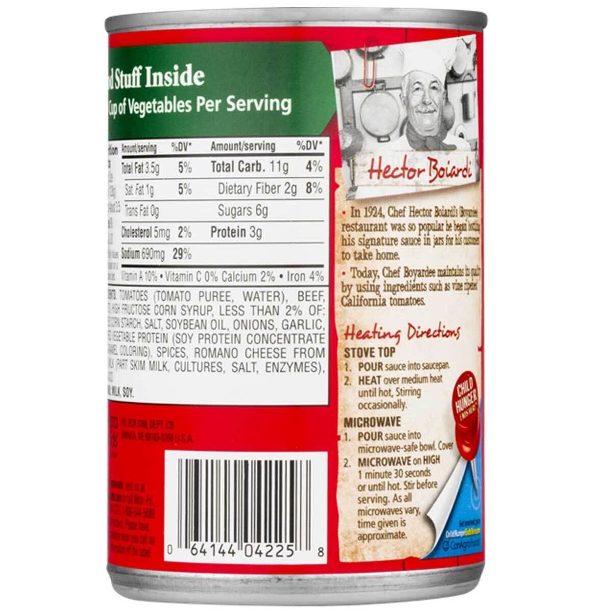 Chef Boyardee Spaghetti Sauce With Meat - 15 Oz - Pack of 9 gallery