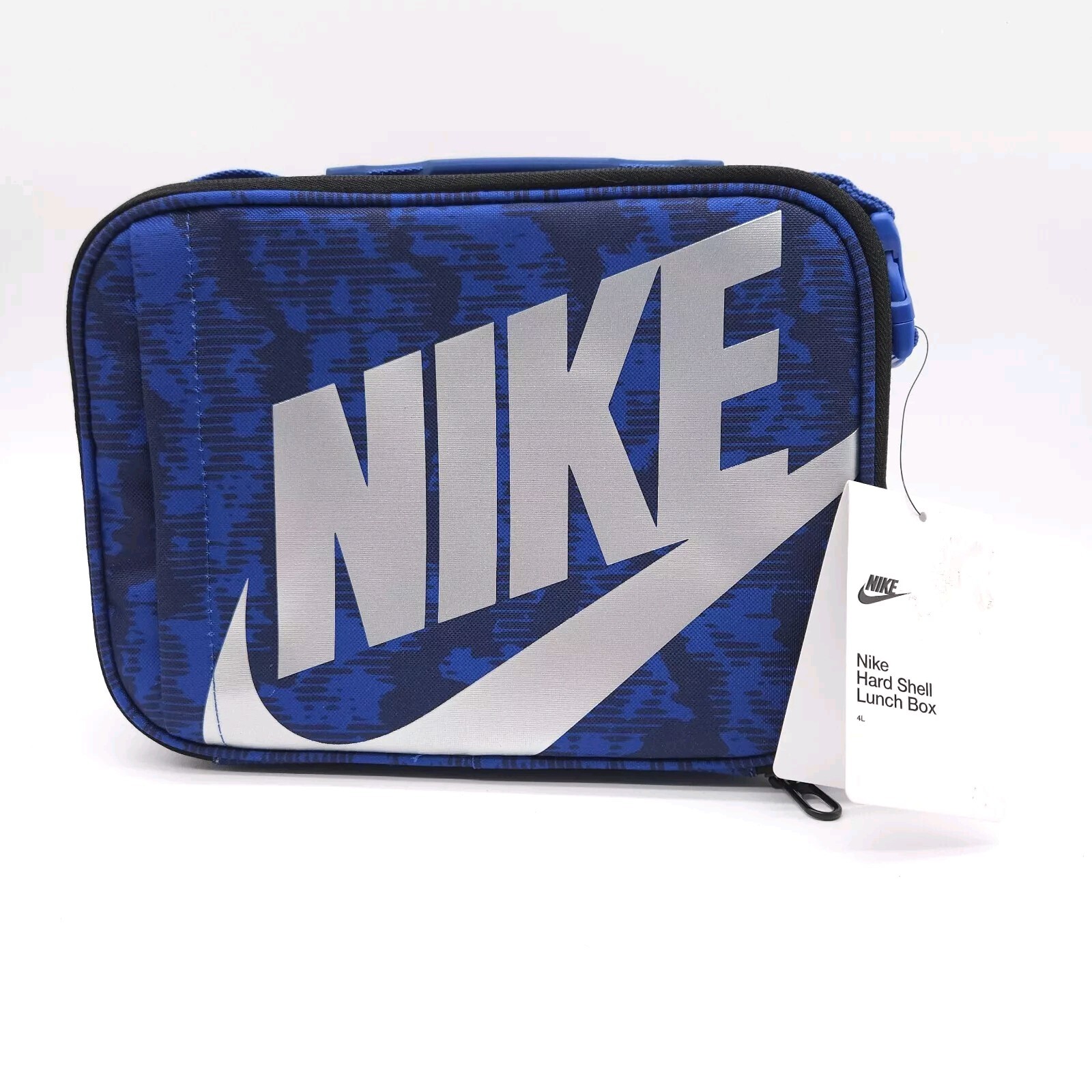 Nike Hardshell 4L Lunch Box Game Royal Silver Handle School Cooler Bag Swoosh gallery