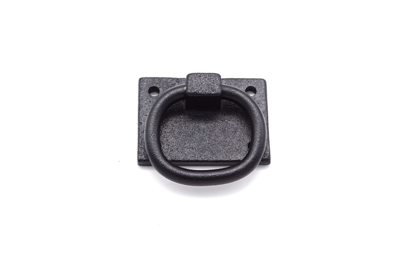 2" Black Iron Ring Pull Antique Black Cast Iron Ring Pull Shutter Ring Pull gallery