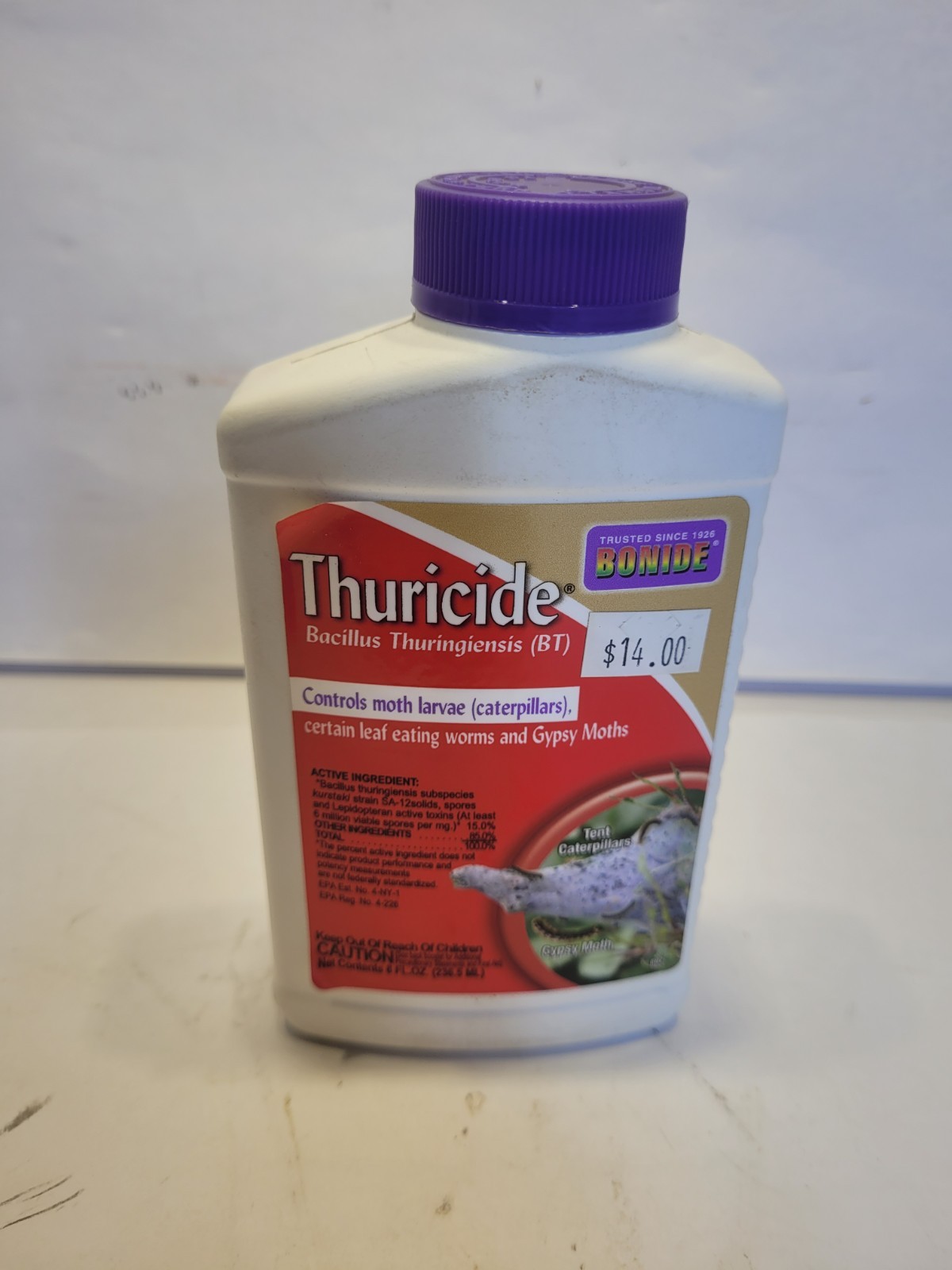 Bonide Thuricide (BT) Liquid Insect Control, Concentrate 8oz gallery