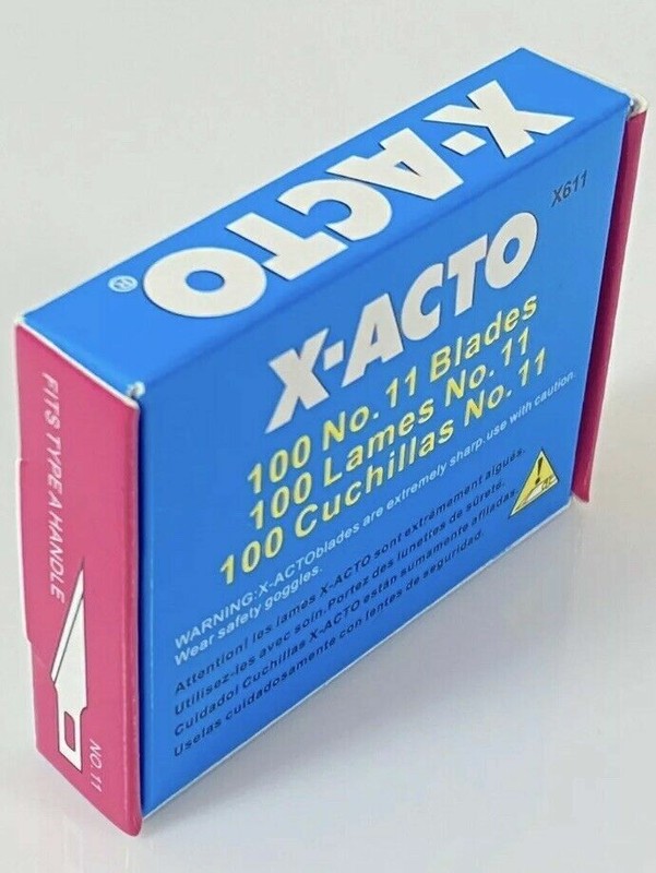 100 pcs for X-ACTO Knife Scoring Sharp Blades EXacto Set Pack Hobby Crafts Arts gallery
