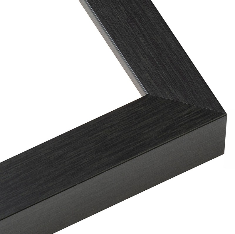 5x15 Shadow Box Frame Grey Charcoal Black | 0.875 Inches Deep | Solid Wood Shado gallery