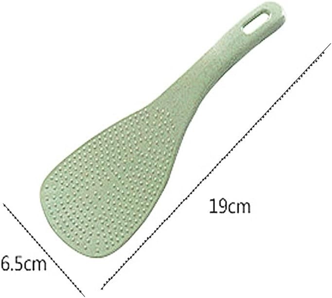 5PCS Random Wheat Straw Non-stick Rice Spoon Kitchen Utensil gallery