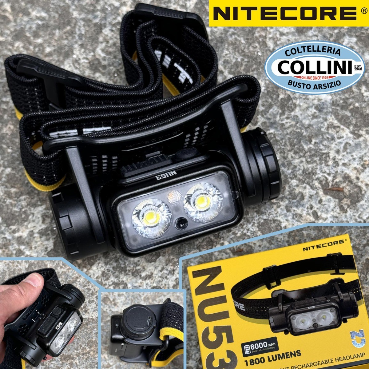 Nitecore - NU53 - USB Rechargeable Front - 1800 Lumens and 175 Meters - Flashlights... gallery