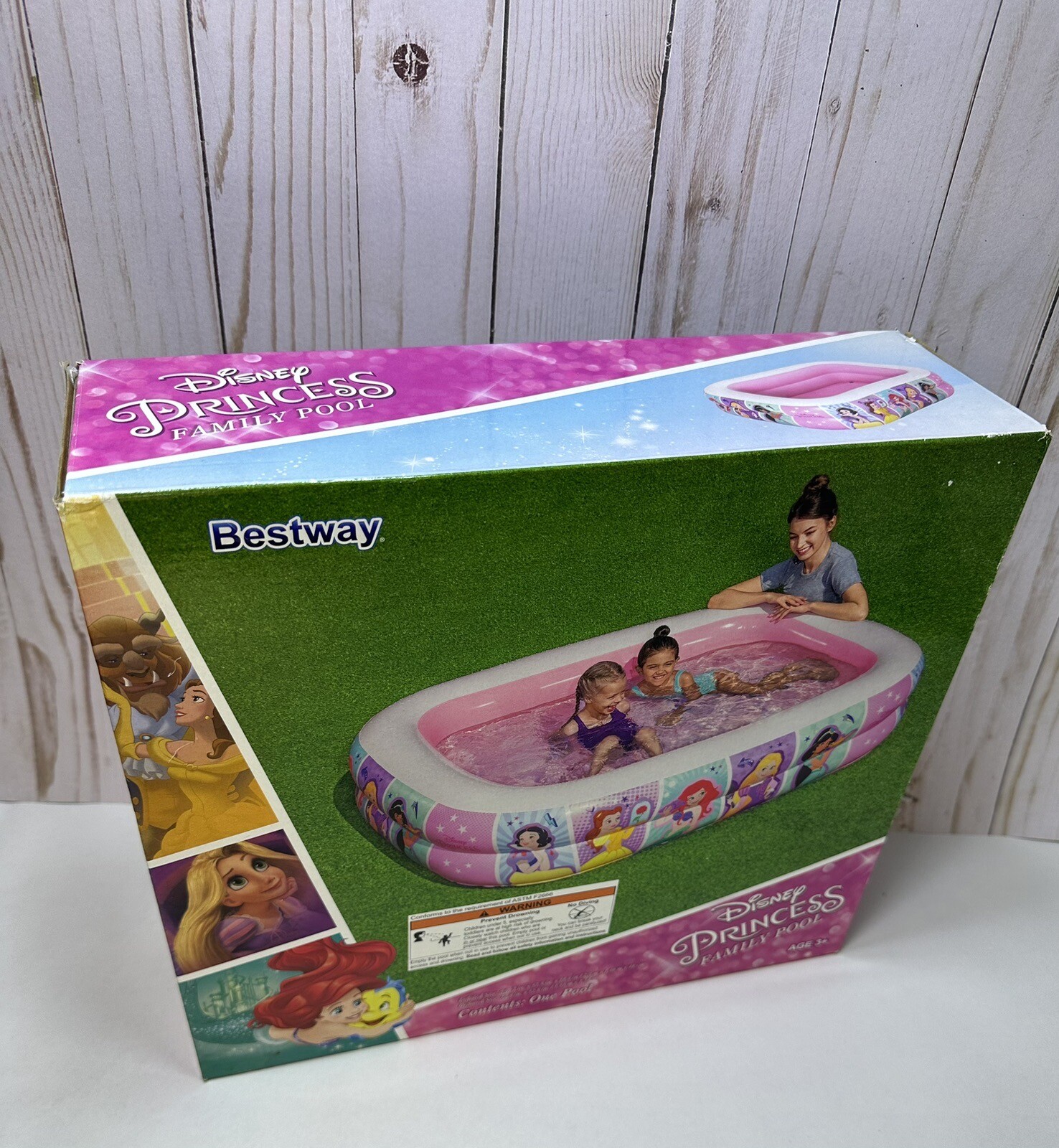 New Disney Princess Inflatable Family Summer Pool, Sealed Box, Reusable Portable gallery