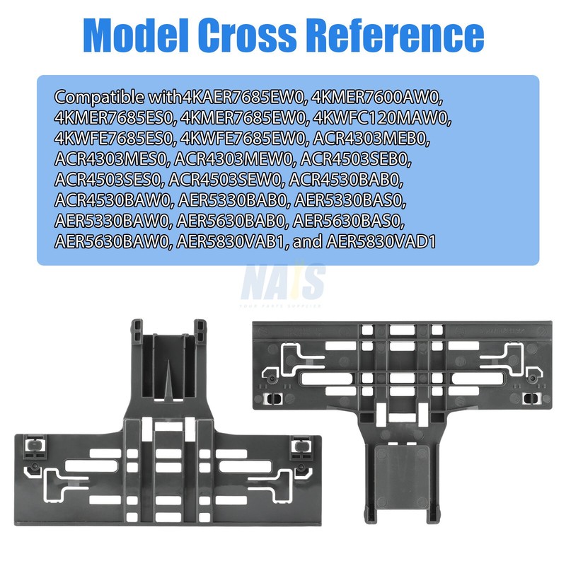 8 Pcs Upgraded Dishwasher Upper Rack Adjuster W10546503 W10195840 W10195839 gallery