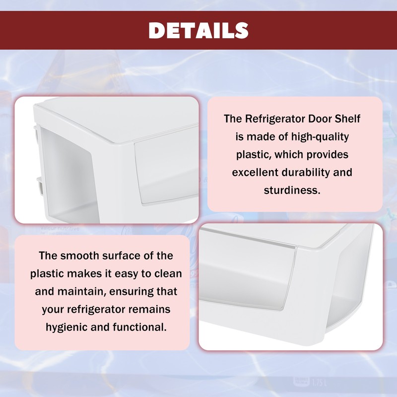 Compatible With Whirlpool Refrigerator WPW10212139 AP6017170 Door Shelf Bin gallery