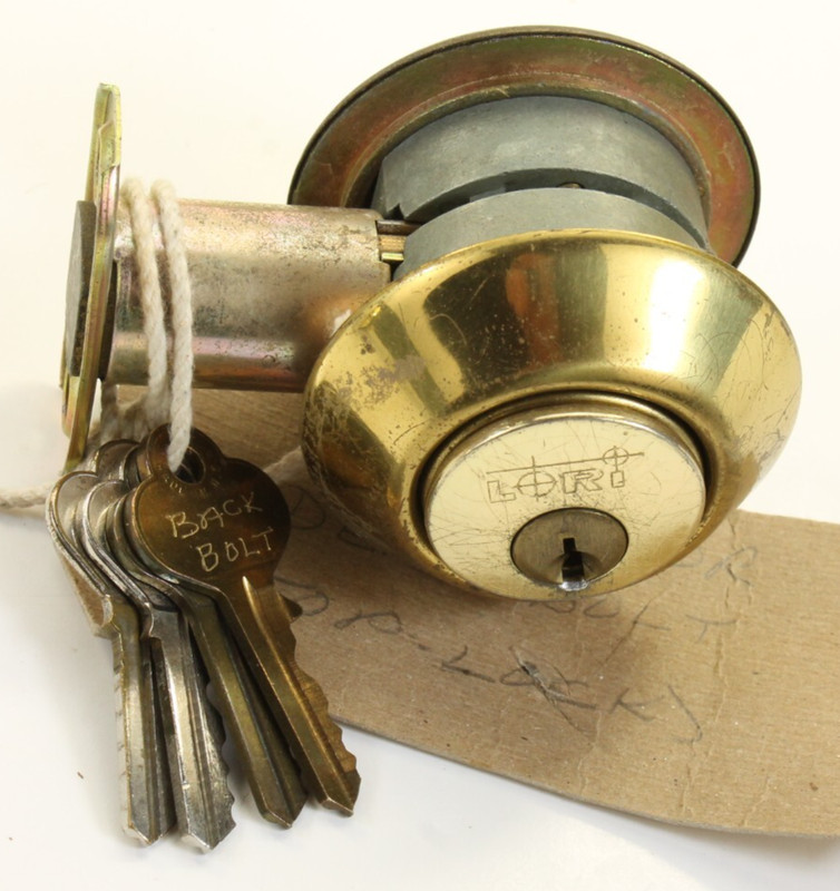 Lot of Random Keyed Entry Door Knobs Deadbolts Brass Crystal Lori Schlage Parts gallery
