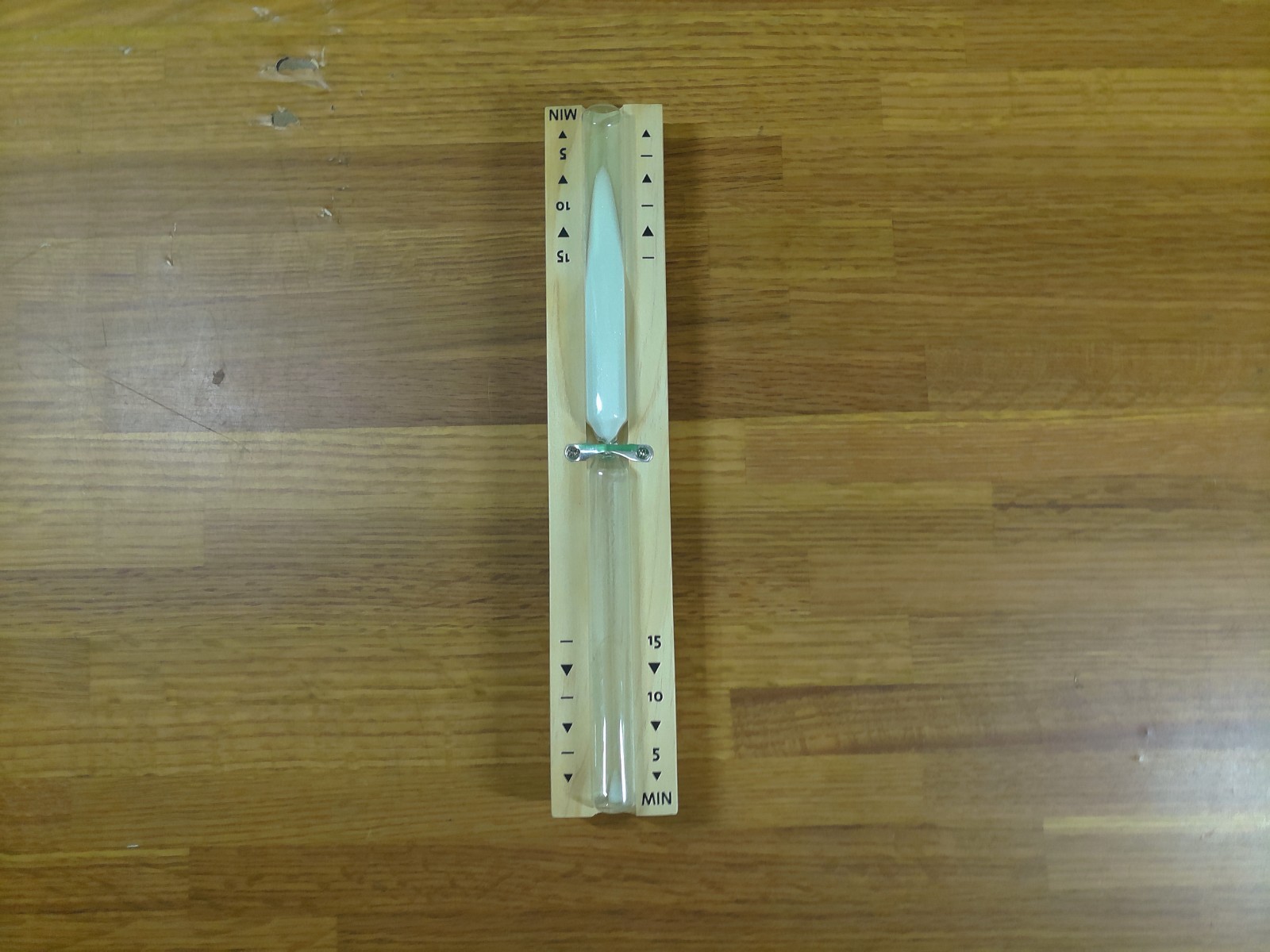 15 Min Hourglass Sand Timer for Sauna Wood Frame Heat & Steam Resistant No Screw gallery