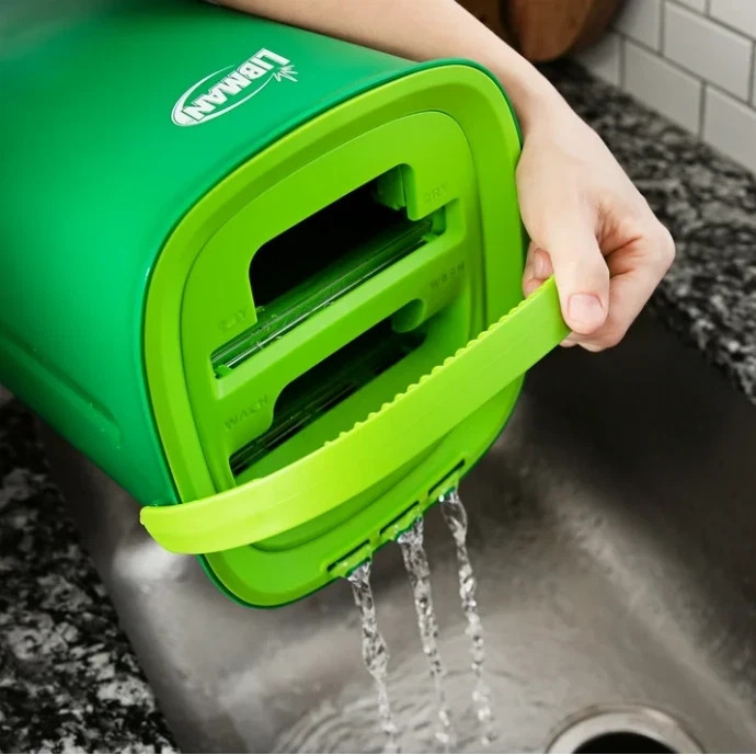 Libman Rinse N Wring Flat Mop System with Microfiber Pad gallery
