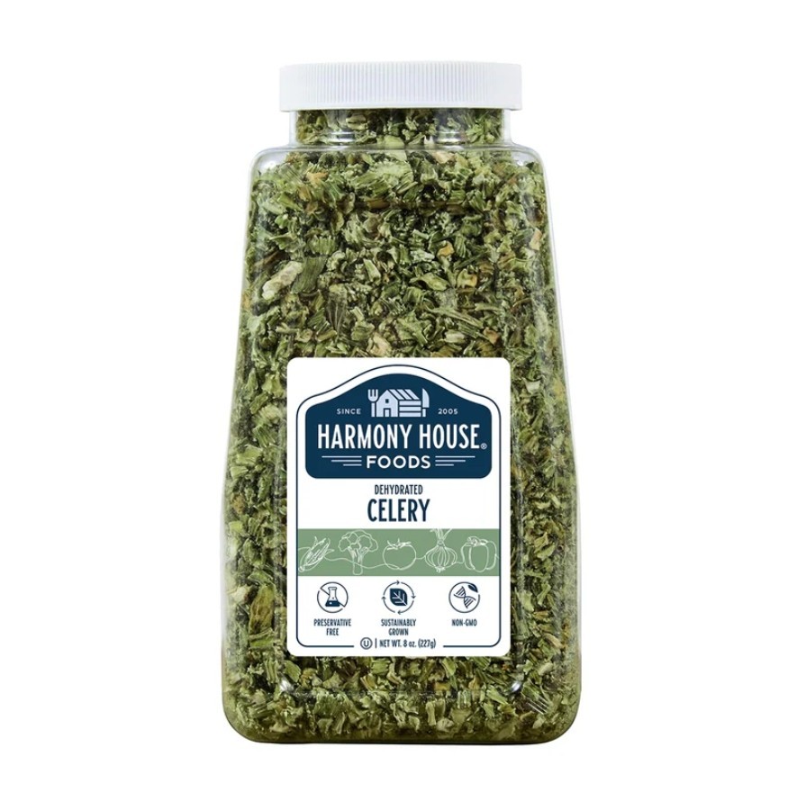 Dried Celery-Sweet, sliced celery is a delightful addition to any meal gallery