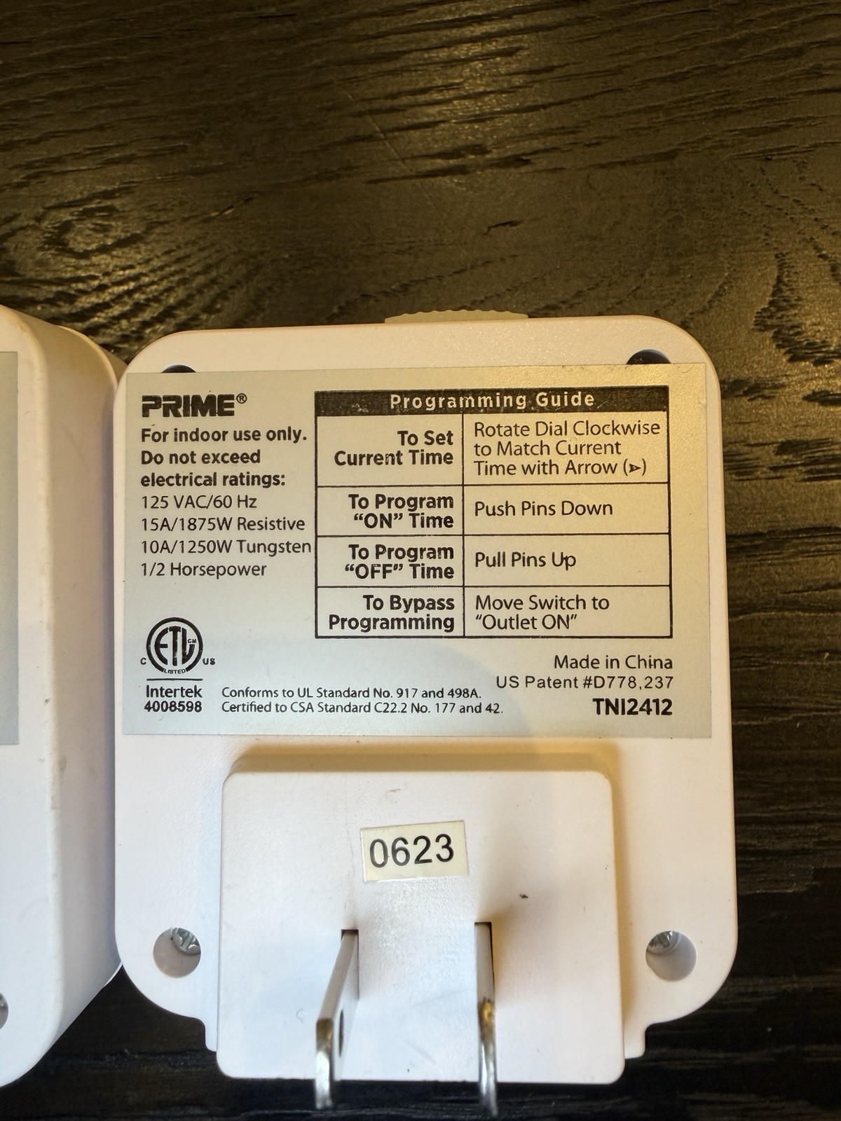 PRIME 24 Hour Programming Timer For indoor use only Bundle of 3 gallery