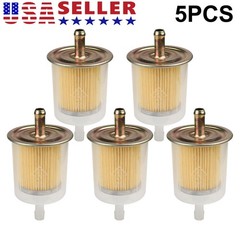 5Pc High Performance Universal 5/16″ Fuel Filter Industrial Inline Gas Fuel Line