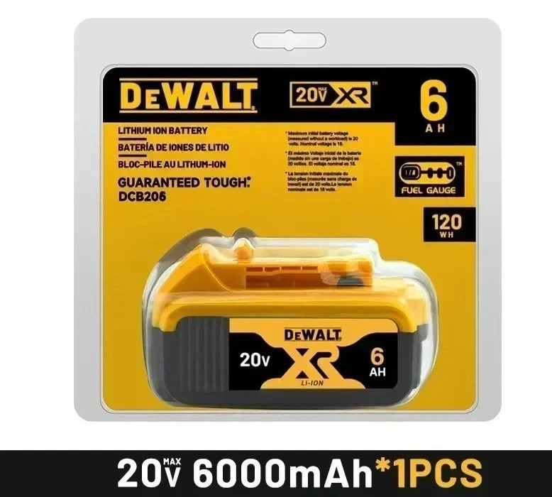 DCB206 20V Max Premium XR 6.0Ah Lithium-Ion Battery SAME DAY FREE US SHIP gallery