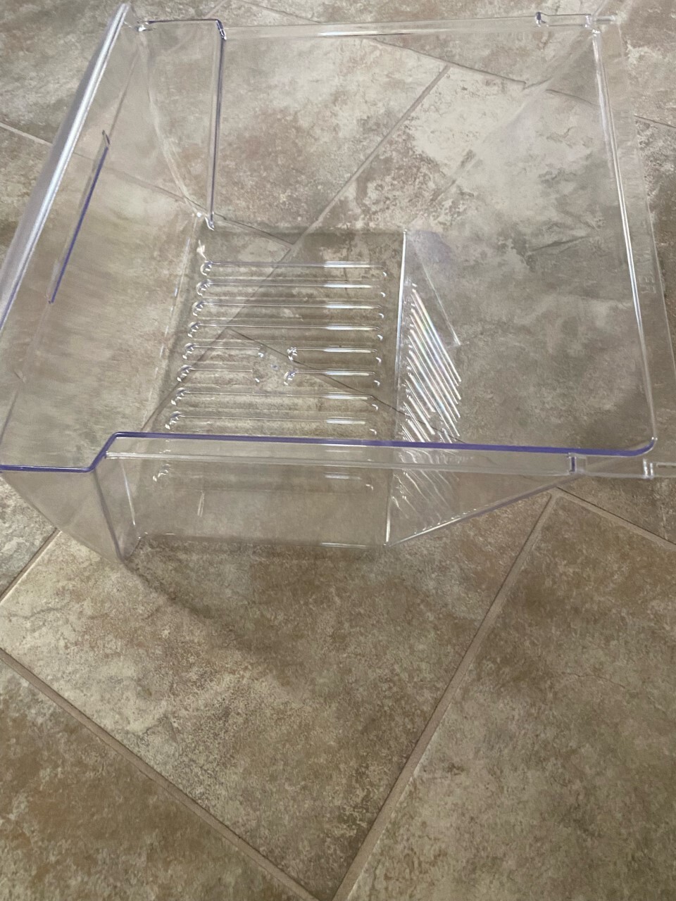 New Refrigerator Crisper Drawer Model number 240351207 Clear  gallery