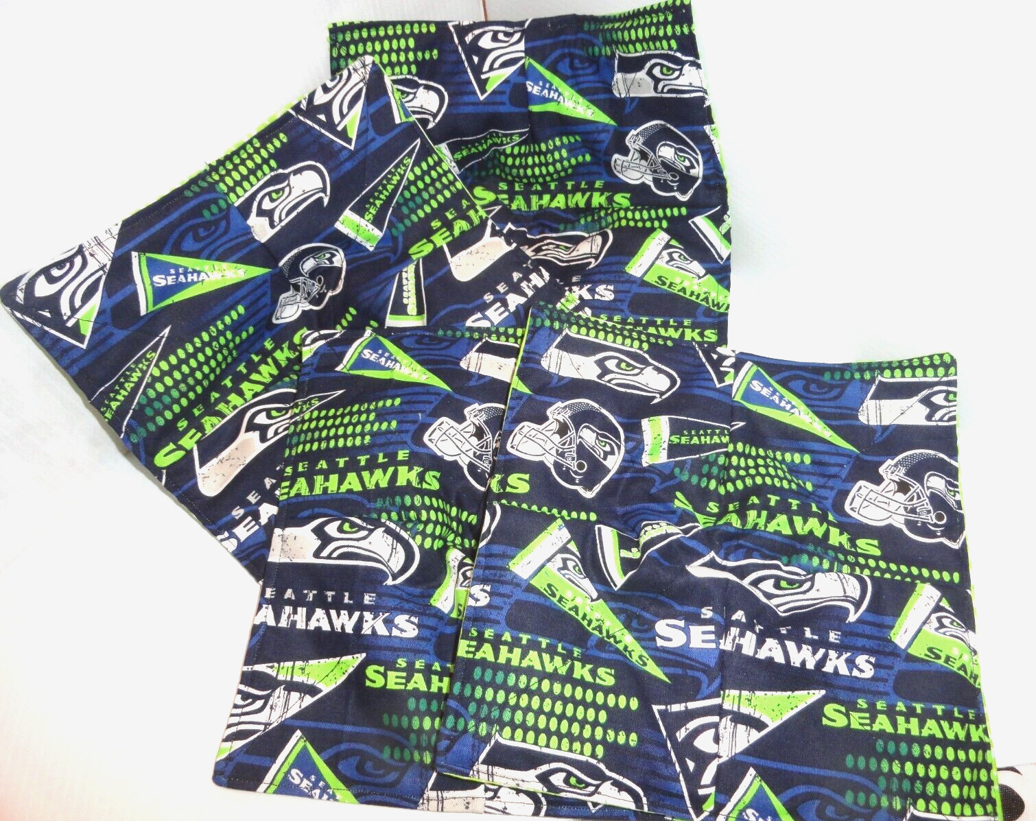 Microwave hot dish holder, Seattle Seahawks, same both sides Warm or cold. gallery