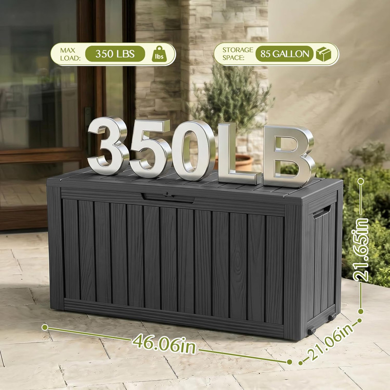 Vixzen 85 Gallon Package Delivery Boxes for Outside Secure Large Parcel Drop Sto gallery
