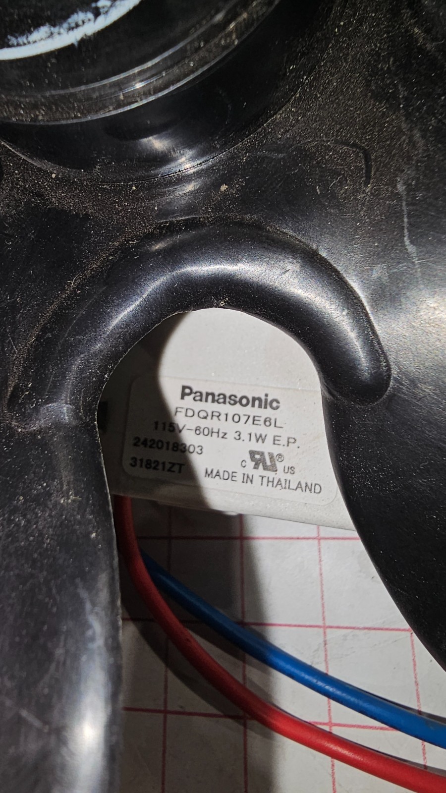 Frigidaire Refrigeration Appliance Condenser Fan Motor Assembly 5304519734 gallery