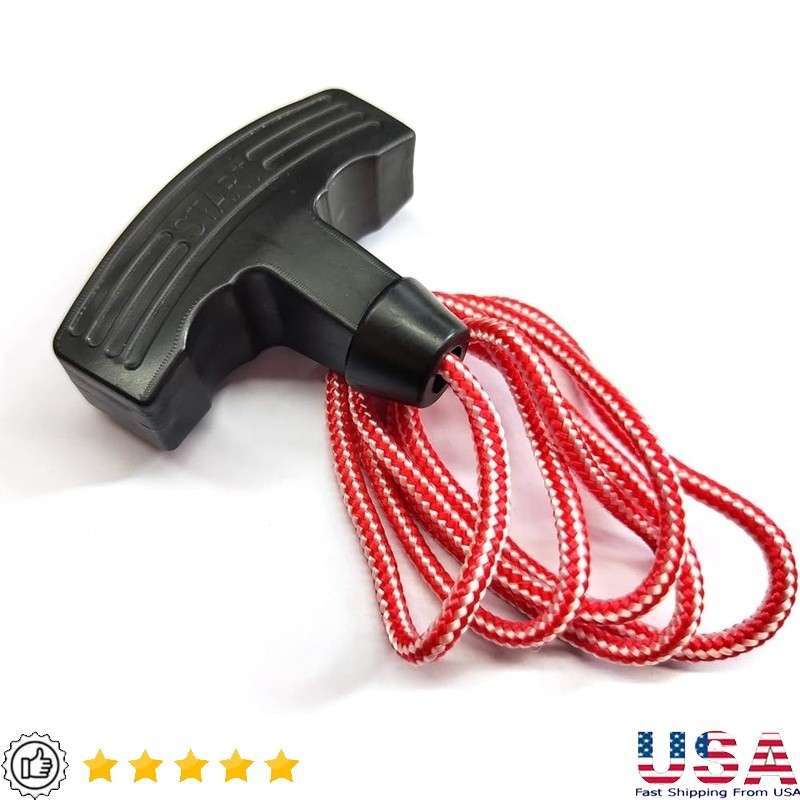Garage Door Opener Manual Release Rope Handle 39in Emergency Pull Cord Kit New gallery