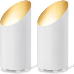 2 Pack Uplighting Indoor Floor Can Light, 5W Up Lights with 2700K LED GU10 Bu…