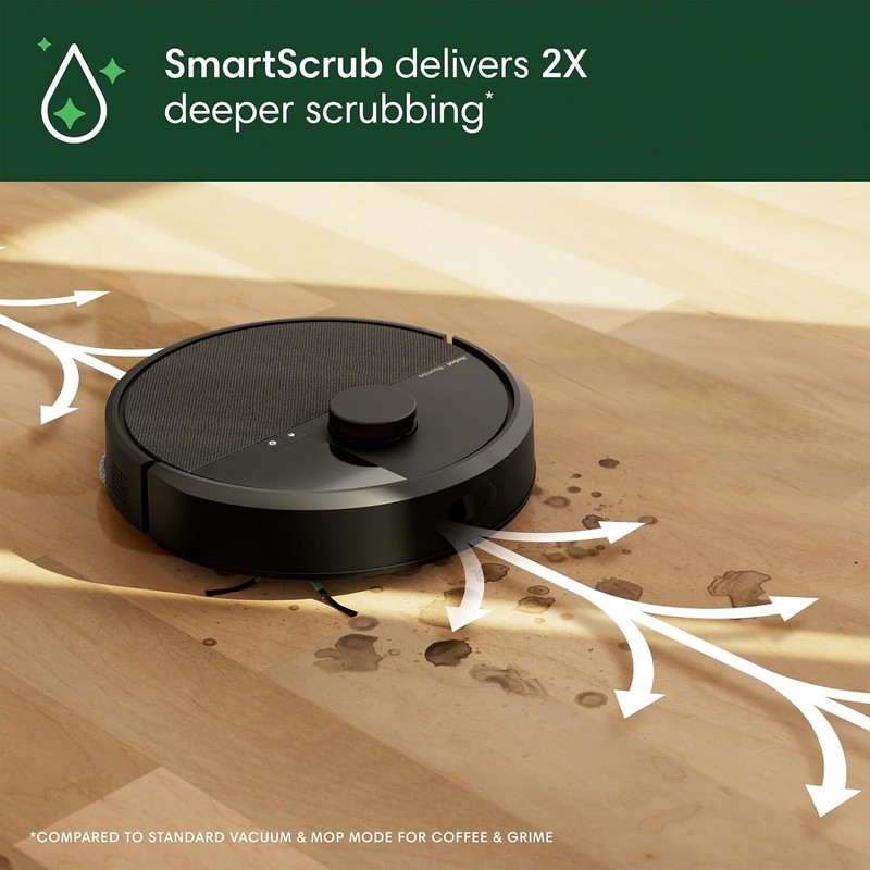 iRobot Roomba Plus 405 Combo Vacuum & Mop w/ AutoWash Dock, LiDAR, 70x Suction gallery