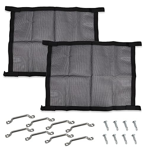 35 Inch Length x 26 Inch Height Horse Trailer Window Screen with Mesh 2 Pack gallery