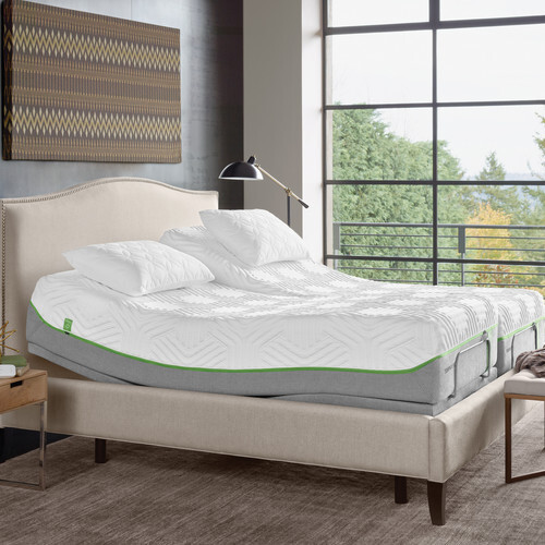 Split King Sheet 5 pc set For Sleep Number 1900 Deep Pockets Cooling-Elasticized gallery
