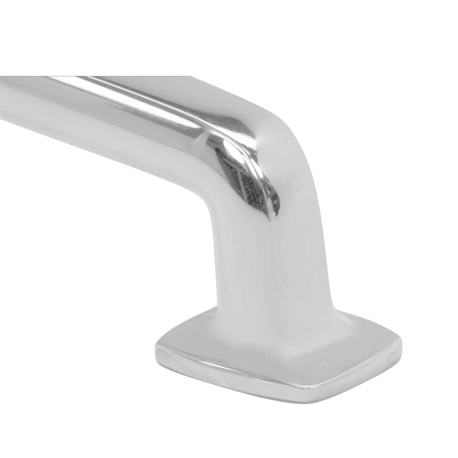 Industrial Style 6-5/16 In Hole Centers Polished Nickel Cabinet Pull ROKH368160N gallery