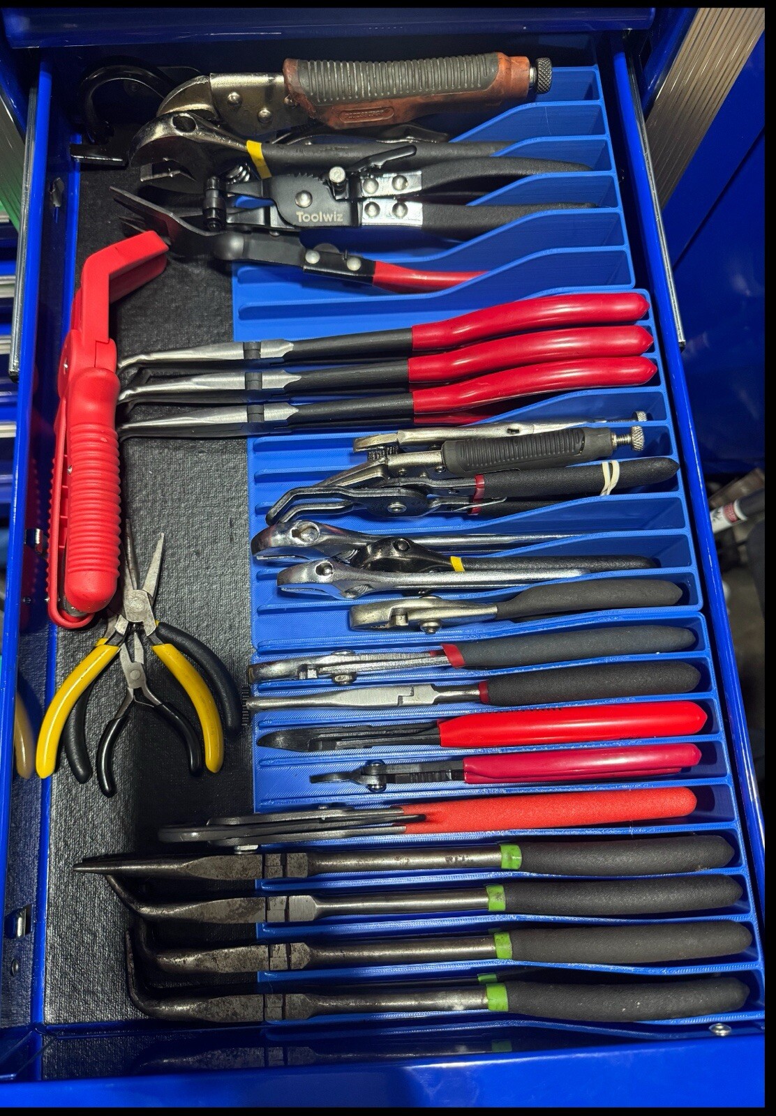 US General & Like Pliers Cutters tool Organizer Rack For Box Any Color You Want gallery