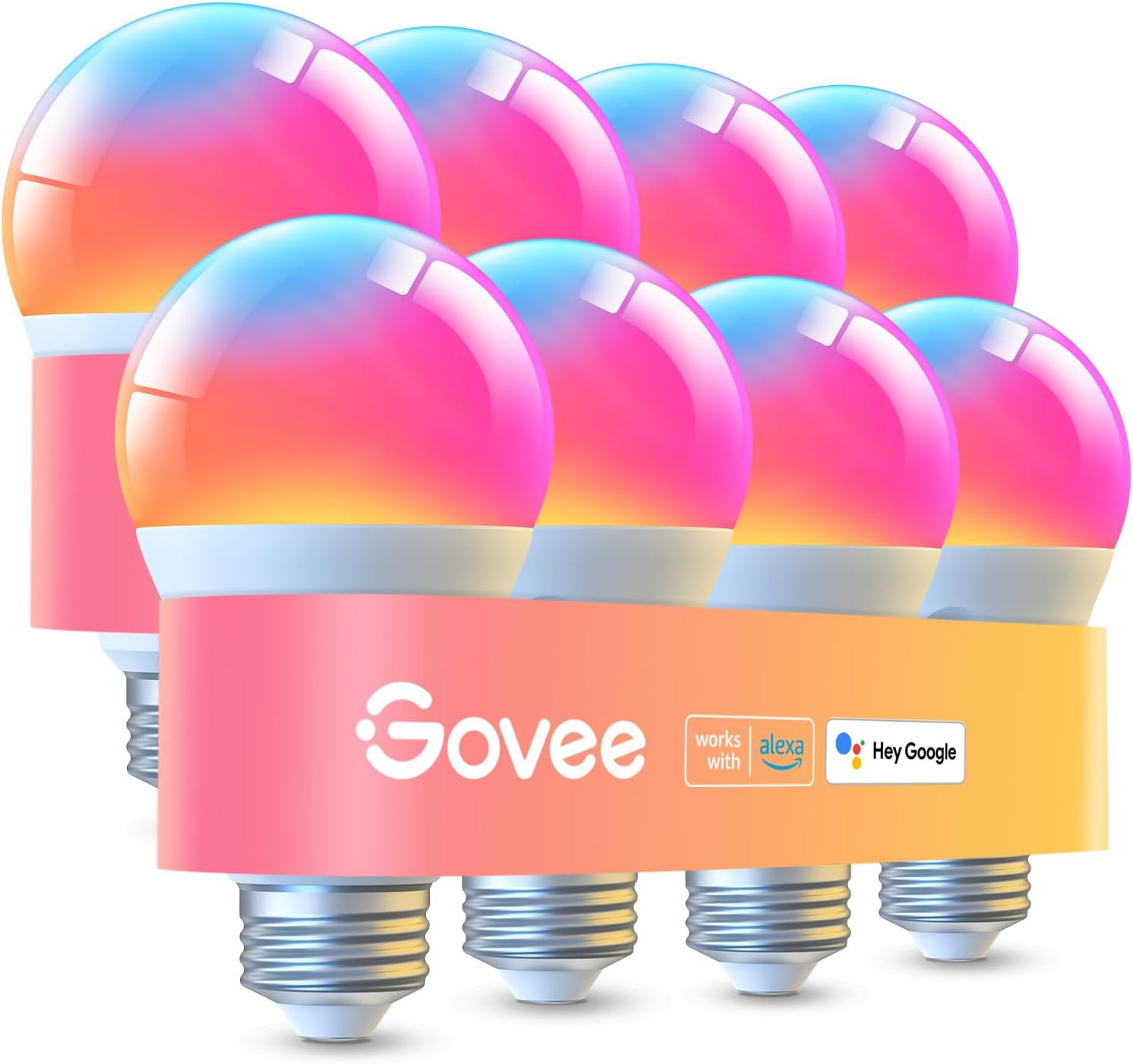 Govee LED Smart Light Bulbs, 1000LM Color Changing Light Bulb, Wi-Fi & Bluetooth gallery