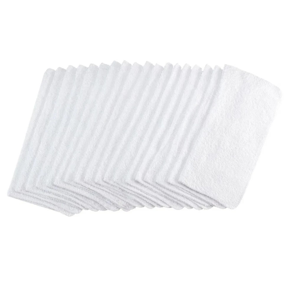 Mainstays 18 Pack Washcloth Bundle, White.