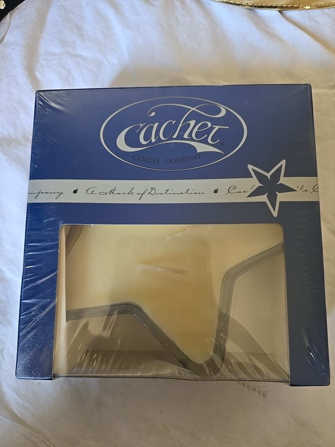 Large Cachet Candle Company Star Candle 6×6×3 In gallery
