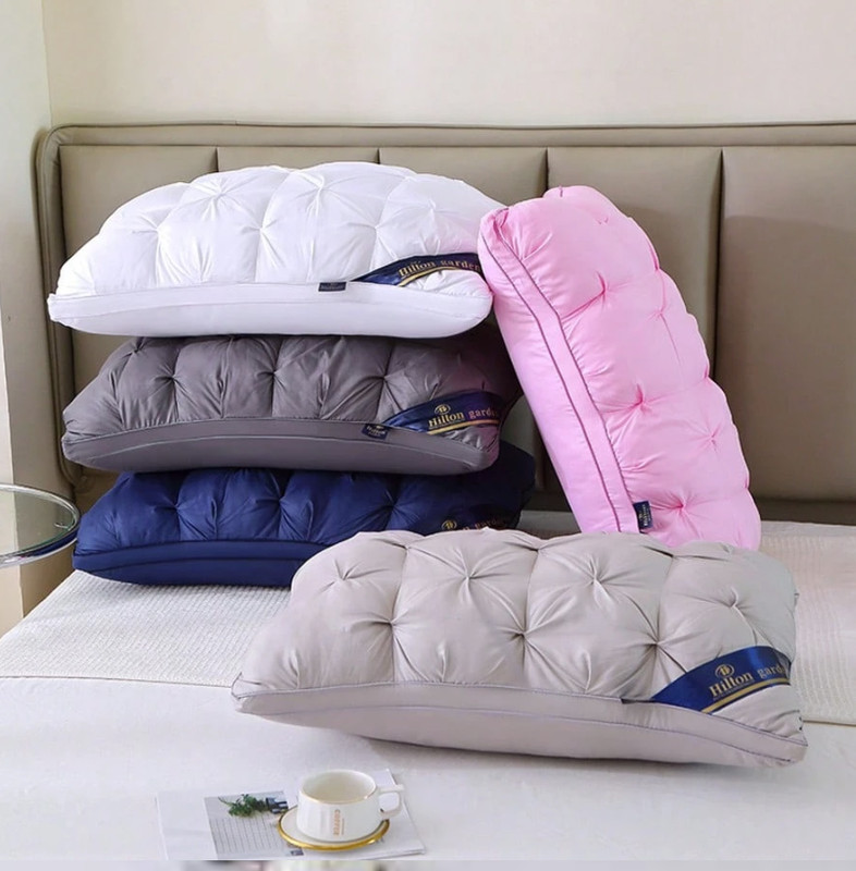 2pcs Queen Pillows – Soft Down Alternative Hotel-Style Bedding Set - NEW gallery