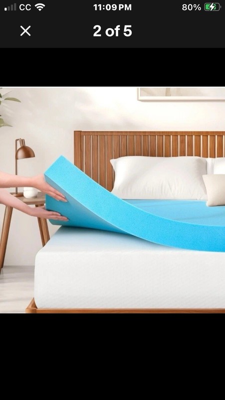 Innovative Memory Foam Bed Foundation - Easy to Assemble and Clean, Full Size gallery