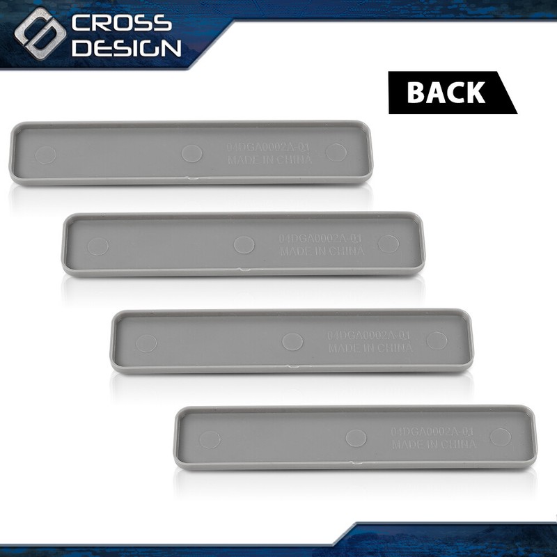 Gray Composite Decking boards End Cap Set (4 pcs in One Package) 5.5” gallery