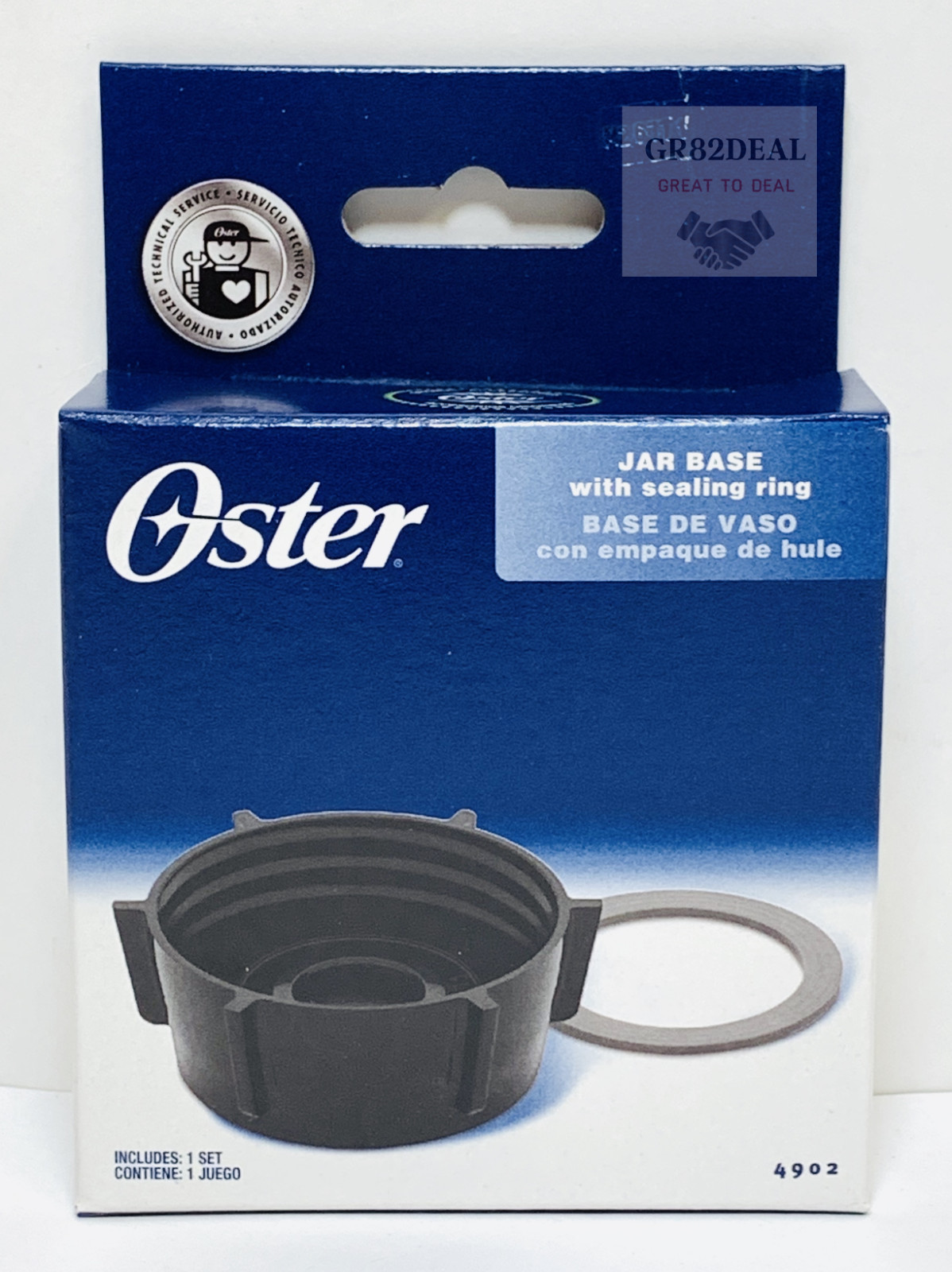Genuine Oster 4902 Blender Jar Base With Sealing Ring Genuine Original Parts gallery