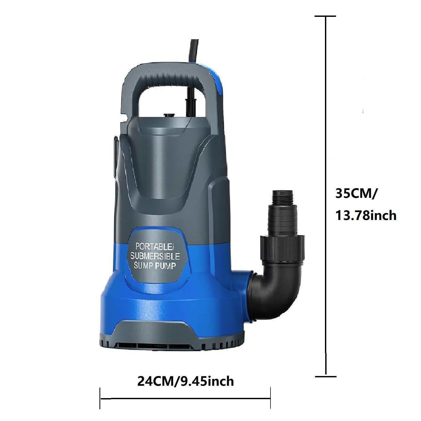 Water Transfer Pump 1HP 3500GPH Electric Portable Submersible Sump Pump gallery