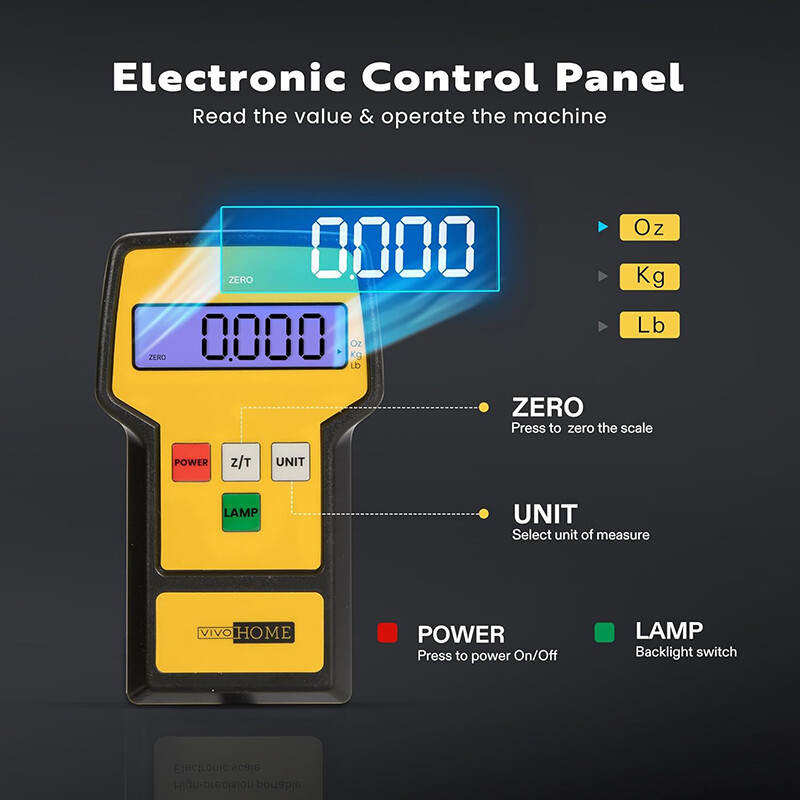220lbs Digital Electronic Refrigerant Charging Weight Scale for HVAC w/ Case gallery