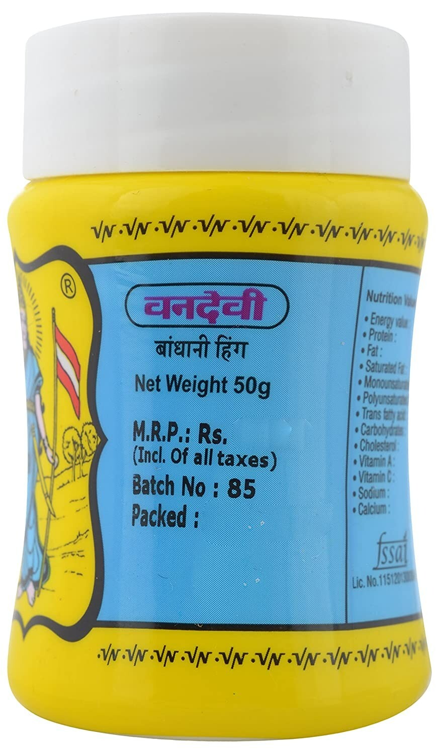 2 x Vandevi Hing Compounded Asafoetida Powder 50 grams 1.76 oz edible Hing Heeng gallery