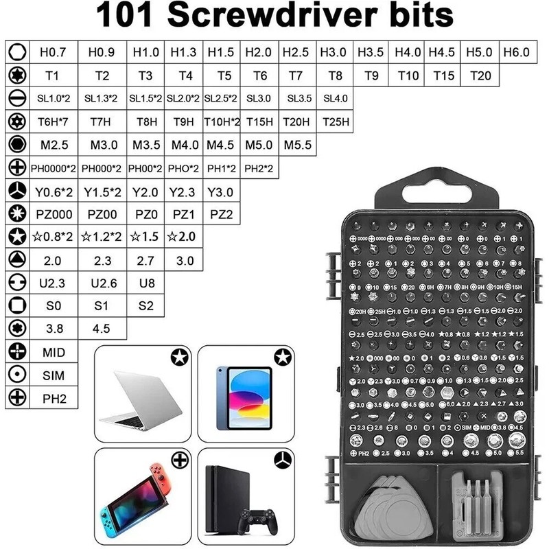 122 in 1 Precision Screwdriver Set Computer Repair Tool Kit Phone Magnetic Bit gallery