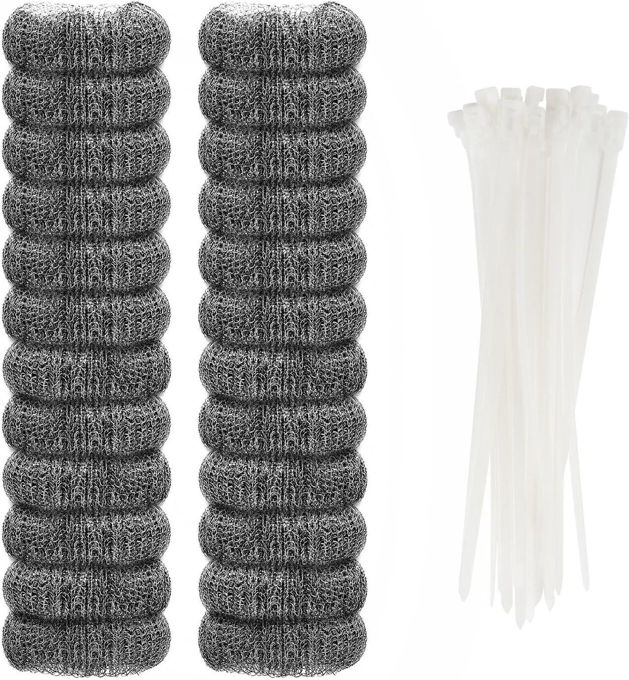 24Pcs Washing Machine Lint Traps with Cable Ties Drain Hose Screen Filters USA gallery