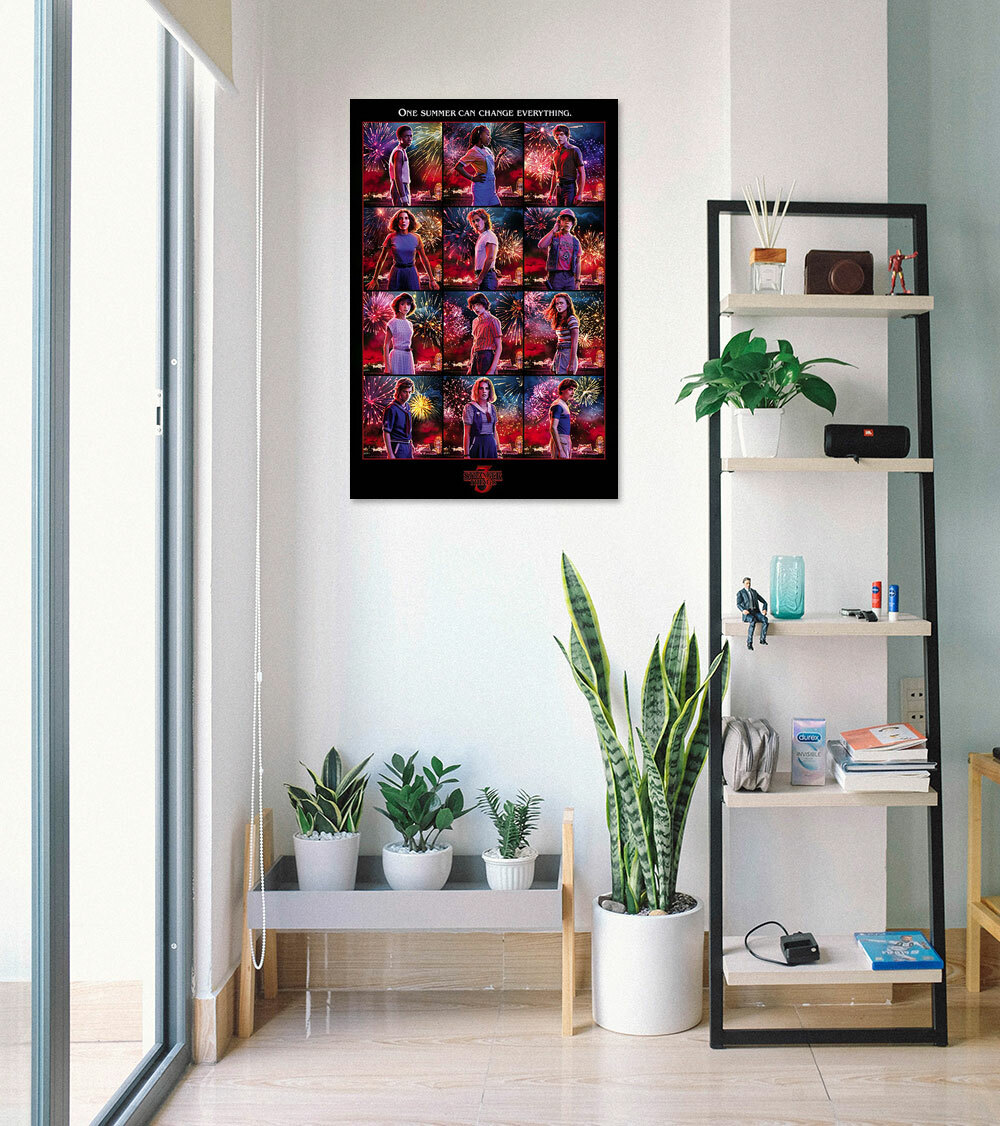 Stranger Things: Season 3 - TV Show Poster / Print (12 Characters / Grid) gallery